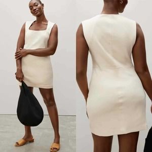 Everlane The '90s Mini Dress size Small Beige